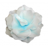 Kwiat waflowy dekoracja tort róża duża niebieski
